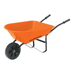 Bērnu ķerra Truper Wheelbarrow, oranža krās., 880 mm x 410 mm