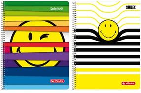 Burtnīca Herlitz Smiley World, līniju, A4, 80 lapas, Daudzkrāsaina/(krāsa/dizains tiek izvēlēts nejauši)