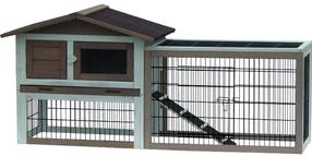 Клеткa для грызунов Flamingo Sunshine, 155 см x 53 см x 70 см, коричневый цв./голубой цв.