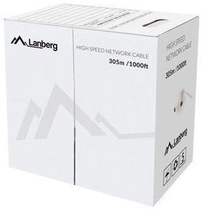 Провод Lanberg UTP Cat.5E CU, Nėra, 305 м, синий цв.