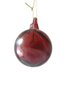 Eglutės žaisliukas Christmas Touch EBO440374, skaidri sp./raudona sp., 6 cm, stiklas