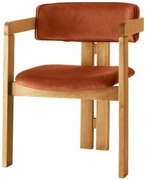Valgomojo kėdė Kalune Design CO-037 974NMB1762, oak tile red sp., 49 cm x 58 cm x 76 cm