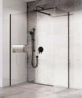 Dušikabiin Ravak Walk-In GW9W4030SZ1, ristkülik, aluseta, 100 cm x 80 cm x 200 cm, läbipaistev v./must v./karastatud