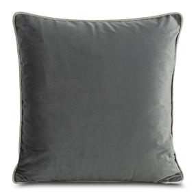 Dekoratyvinės pagalvėlės užvalkalas Melia JA128-06, tamsiai pilka sp., 45 cm x 45 cm
