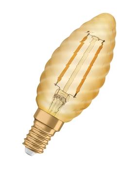 Lemputė Osram LED, C35, 2400 °K, E14, 1.5 W, 120 lm
