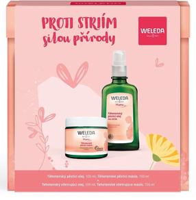 Kehahoolduskomplekt Weleda Mother Stop Strech Power of nature against stretch marks, 2 tk