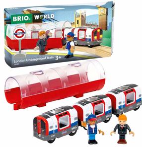Raudteejaama ja tunneli komplekt Brio London Underground, mitmevärviline