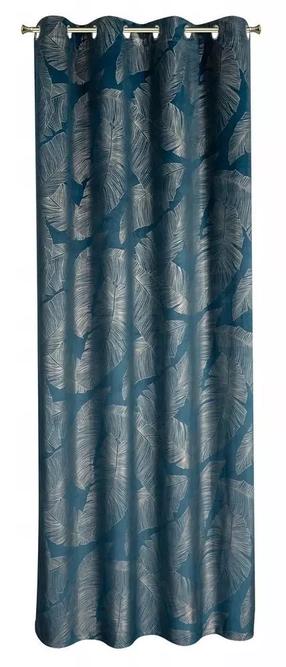 Naktinė užuolaida ZKLK-03, šampano sp./tamsiai mėlyna sp., 140 cm x 250 cm