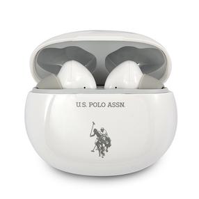 Bezvadu austiņas U.S. Polo Assn. USTWS1WH, balta krās.