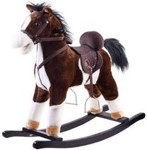 Supamas arkliukas Rocking Horse, mediena, poliesterinis, ruda sp.
