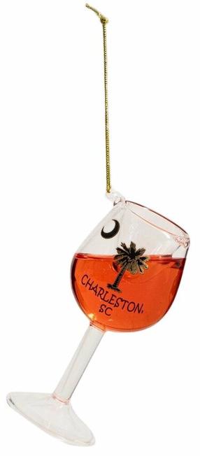 Eglītes rotājums Homla Glasso Aperol glass, caurspīdīga krās./oranža krās., stikls