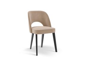 Ēdamistabas krēsls Cosmopolitan Design Bowe Velvet, matēts, bēša krās., 52 cm x 56 cm x 83 cm