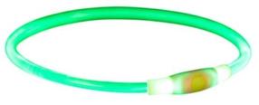 Kaelarihm koertele Trixie USB Flash Light Ring, roheline v., 400 mm x 8 mm, S-M