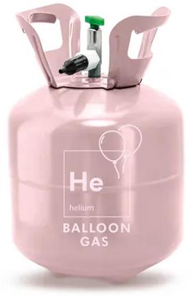 Heeliumgaas õhupallidele universaalne PartyDeco Helium Tank, roosa v.