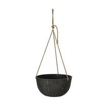 Pakabinamas gėlių vazonas Domoletti D-12BD25, spw, Ø 25 cm, pilka sp.
