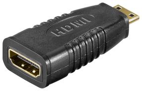 Adapteris Goobay 68841 HDMI, HDMI Mini, melna krās.