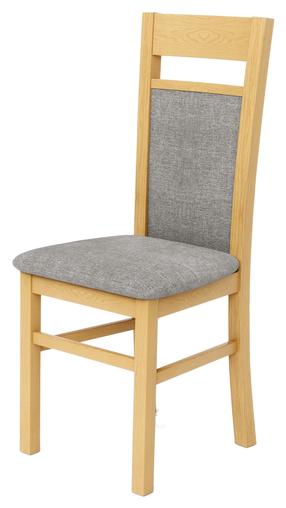 Ēdamistabas krēsls Gerard 2, ozola krās./pelēka krās., 44 cm x 41 cm x 97 cm