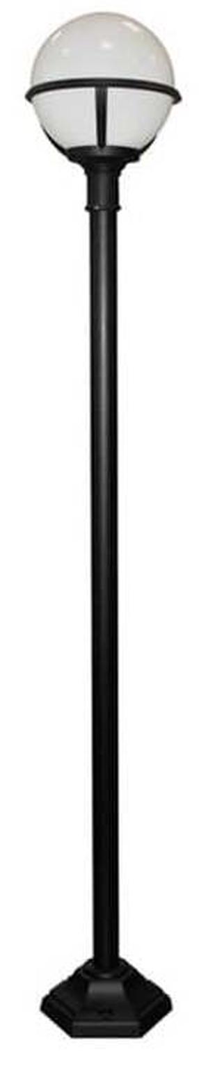 Brīvi stāvošs āra gaismeklis Elstead Lighting Glenbeigh Post, 100W, E27, IP44, melna krās., 27 cm x 181 cm