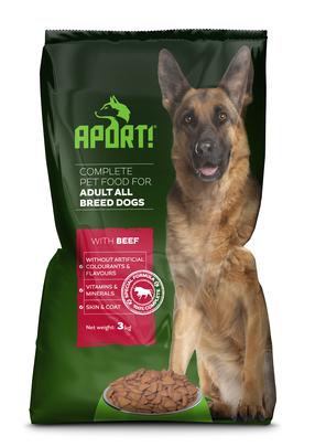 Kuiv koeratoit Aport, veiseliha, 3 kg