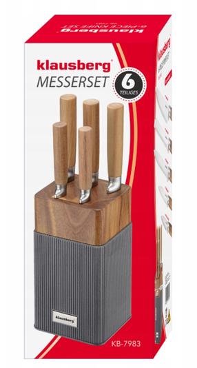 Kööginugade komplekt Klausberg KB-7983, 6 tk