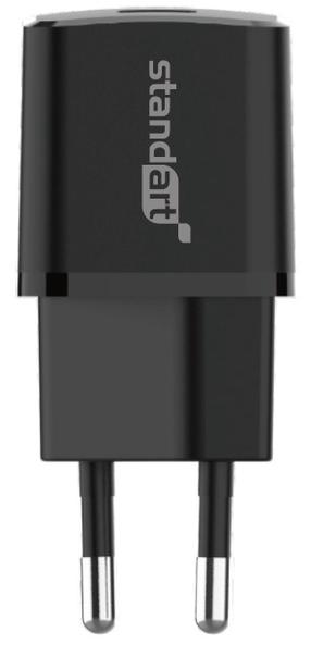 Telefona lādētājs Standart GT-RH21 mini, USB Type-C, melna krās., 20 W