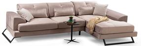 Kampinė sofa Hanah Home Frido 560ARE1166, šviesiai ruda sp., dešininė, 190 x 308 cm x 92 cm