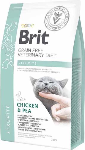 Sausas kačių maistas Brit Veterinary Diet Chicken & Pea, vištiena, 2 kg
