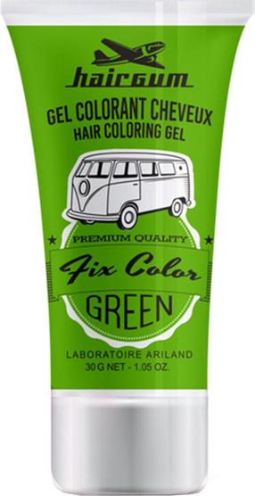 Matu želeja HairGum Fix Color #Green, 30 ml