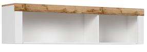Sieninė lentyna Holten S440-SFW/156-BI/DWO, ąžuolo sp./balta sp., 40 cm x 156 cm x 32.5 cm