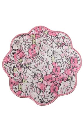 Paklājs Conceptum Hypnose Rosa - Pink Shape, daudzkrāsaina, 140 cm x 140 cm