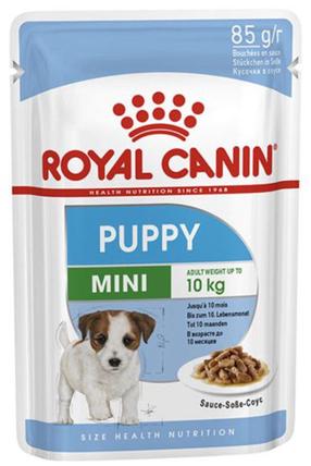 Šlapias šunų maistas Royal Canin Mini Puppy In Sauce, 0.085 kg