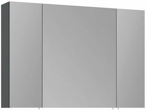 Pakabinama vonios spintelė su veidrodžiu Kalune Design Side, matinė antracito sp., 16 cm x 100 cm x 66 cm