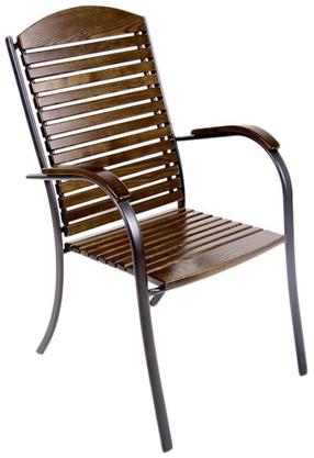 Lauko kėdė Patio Apollo, antracito sp./ruda sp., 70 cm x 58 cm x 102 cm