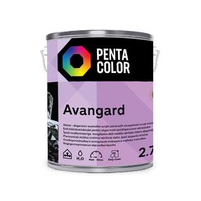 Дисперсионная краска Pentacolor Avangard, белый цв., 2.7 л