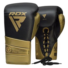 Боксерские перчатки RDX Tri-Lira 1, золотой цв., 10 oz
