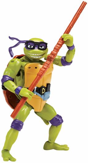 Rotaļlietu figūriņa, ar piederumiem Playmates Toys Teenage Mutant Ninja Turtles Pet To Ninja Donatello 83362, dzeltena krās./zaļa krās./violeta krās.