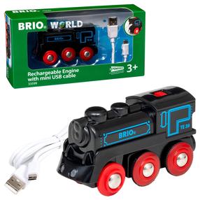 Игрушечный поезд Brio 59900, черный цв.
