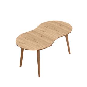 Kafijas galdiņš Kalune Design Moon, ozola krās., 99 cm x 54 cm x 45 cm