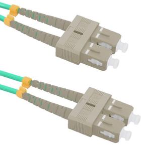 Laidas Qoltec SC/UPC, SC/UPC, 2 m, žalia sp.