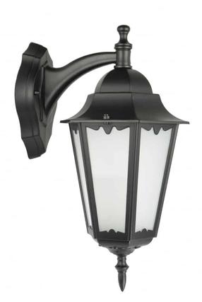 Āra sienas lampa Su-Ma Retro Classic, 60W, E27, IP43, melna krās., 23 cm x 45 cm