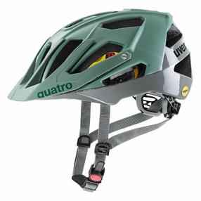 Dviratininkų šalmas universalus Uvex Quatro CC Mips, žalia sp., 56-61 cm