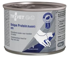 Mitrā kaķu barība Trovet Unique Protein Rabbit, truša gaļa, 0.2 kg
