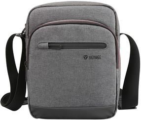 Planšetdatora soma Yenkee BT 1070GY Messenger Tablet Bag Tarmac 8", pelēka krās., 8"