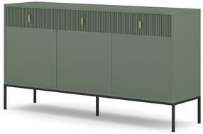 Komoda Maggiore MA03, žalia sp., 82.6 cm x 154.5 cm x 39 cm