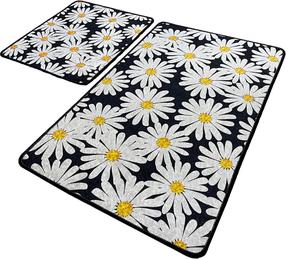 Vannasistabas paklājiņu komplekts Foutastic Primula 359CHL4923, daudzkrāsaina, 100 cm x 60 cm