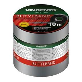 Blīvēšanas lente Vincents Polyline Butylband, 7.5 cm x 1000 cm