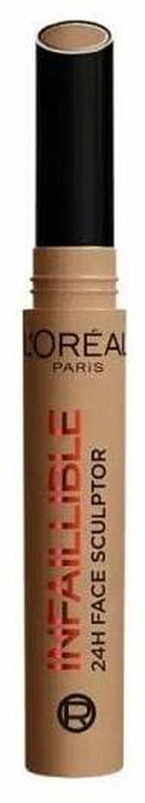 Kontuurpliiats L’Oréal Paris Infallible Face Sculptor, pruun v., fair light, 2.3 g