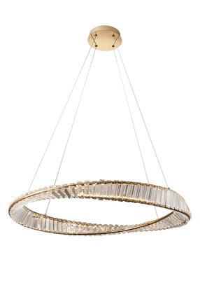 Šviestuvas lubų Domoletti Tulsa 220038L, LED, 4000 °K, 0 x 40 W, aukso sp. / skaidri sp.