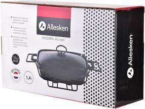 Marmitas Allesken Modern Kitchen, 1400 ml, 36 cm x 25 cm x 15 cm, juoda sp., akmens masė