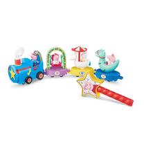 Edukacinis traukinukas Peppa Pig Magical Parade Floats Playset, 31 cm, įvairių spalvų